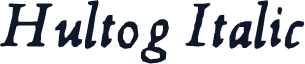 Hultog Italic