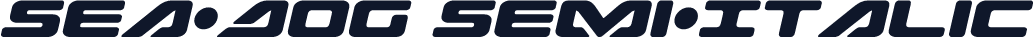 Sea-Dog Semi-Italic