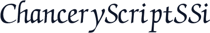 ChanceryScriptSSi