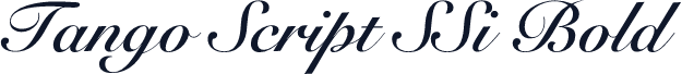 Tango Script SSi Bold