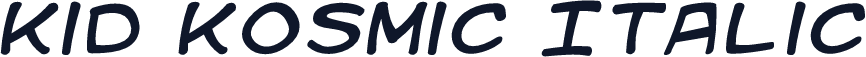 Kid Kosmic Italic