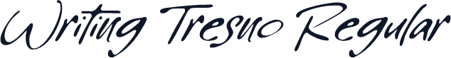 Writing Tresno Regular