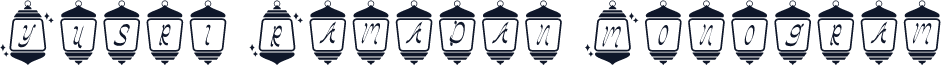 Yusri Ramadan Monogram