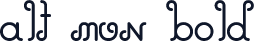 alt mun bold