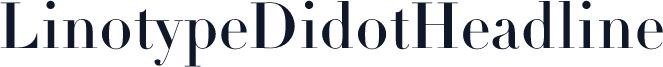 LinotypeDidotHeadline