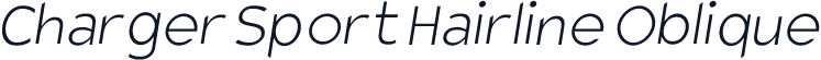 Charger Sport Hairline Oblique