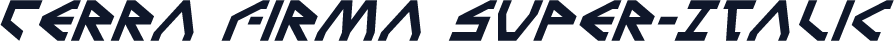 Terra Firma Super-Italic