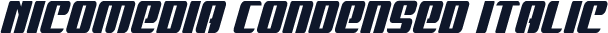Nicomedia Condensed Italic