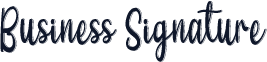 Business Signature
