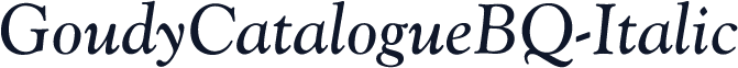 GoudyCatalogueBQ-Italic