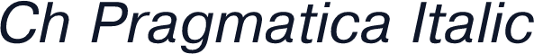 Ch Pragmatica Italic