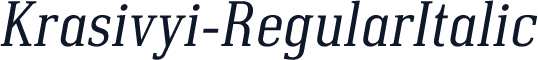 Krasivyi-RegularItalic