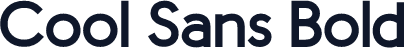 Cool Sans Bold
