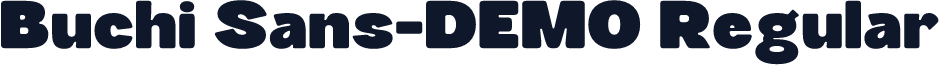 Buchi Sans-DEMO Regular