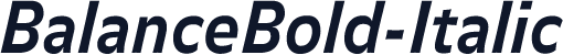 BalanceBold-Italic