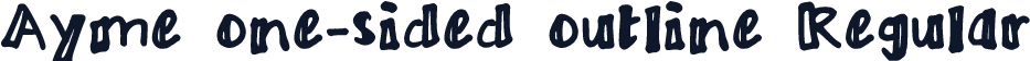 Ayme one-sided outline Regular