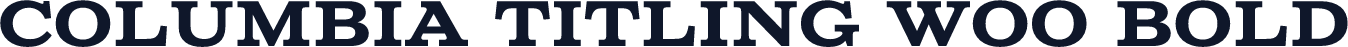 Columbia Titling W00 Bold