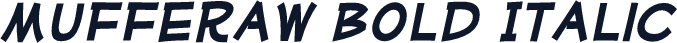 Mufferaw Bold Italic