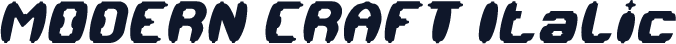 MODERN CRAFT Italic