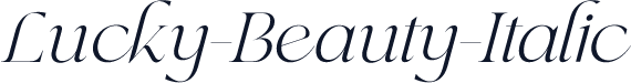Lucky-Beauty-Italic
