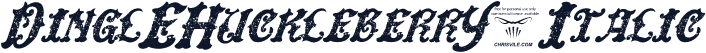 DinglEHuckleberrY-Italic