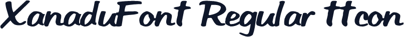 XanaduFont Regular ttcon