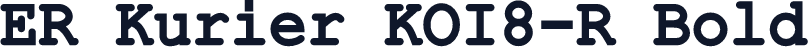 ER Kurier KOI8-R Bold