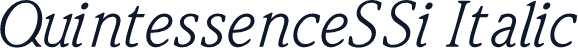 QuintessenceSSi Italic