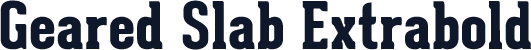 Geared Slab Extrabold