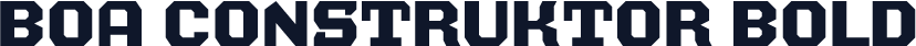 BOA CONSTRUKTOR Bold