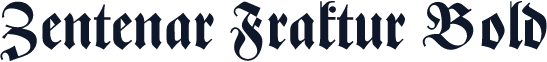 Zentenar Fraktur Bold