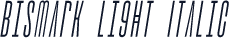 Bismark Light Italic