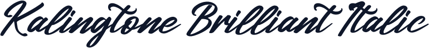 Kalingtone Brilliant Italic
