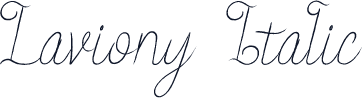 Laviony Italic