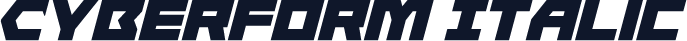 Cyberform Italic