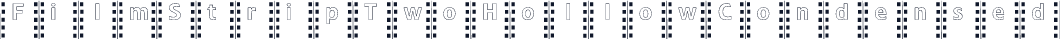 FilmStripTwoHollowCondensed