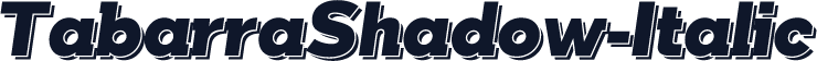 TabarraShadow-Italic