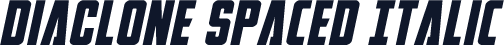 DiaClone Spaced Italic