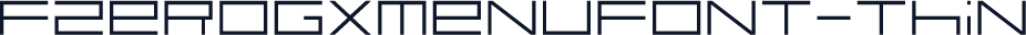FZeroGXMenuFont-Thin