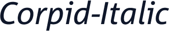 Corpid-Italic