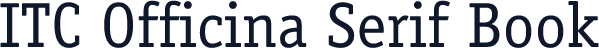 ITC Officina Serif Book