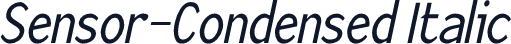 Sensor-Condensed Italic