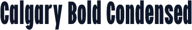 Calgary Bold Condensed