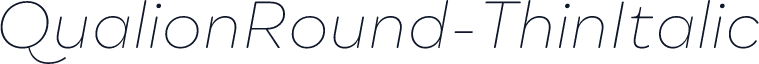 QualionRound-ThinItalic