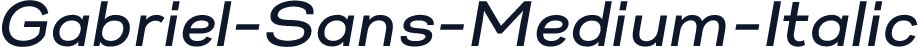 Gabriel-Sans-Medium-Italic