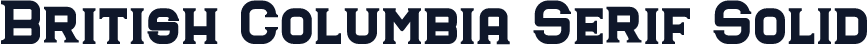 British Columbia Serif Solid