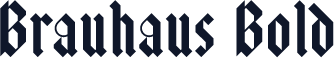 Brauhaus Bold