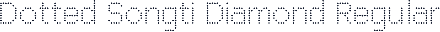 Dotted Songti Diamond Regular