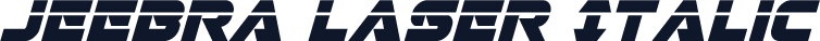 Jeebra Laser Italic