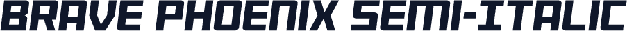 Brave Phoenix Semi-Italic